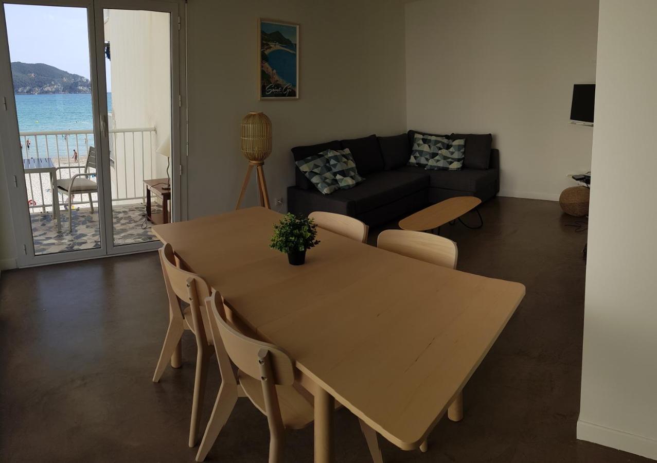 Les Pieds Dans L'O - Appartement 50M2 Front De Mer Saint-Cyr-sur-Mer Eksteriør billede
